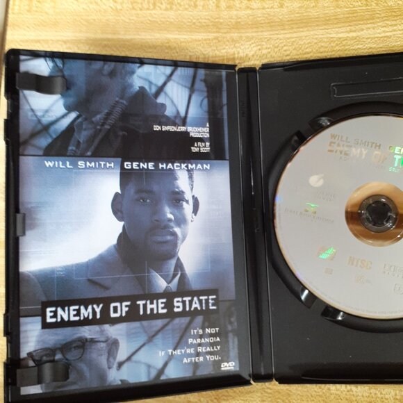 Enemy of the State 1998 DVD Tony Scott Will Smith Gene Hackman Lisa Bonet 90s - Picture 4 of 5